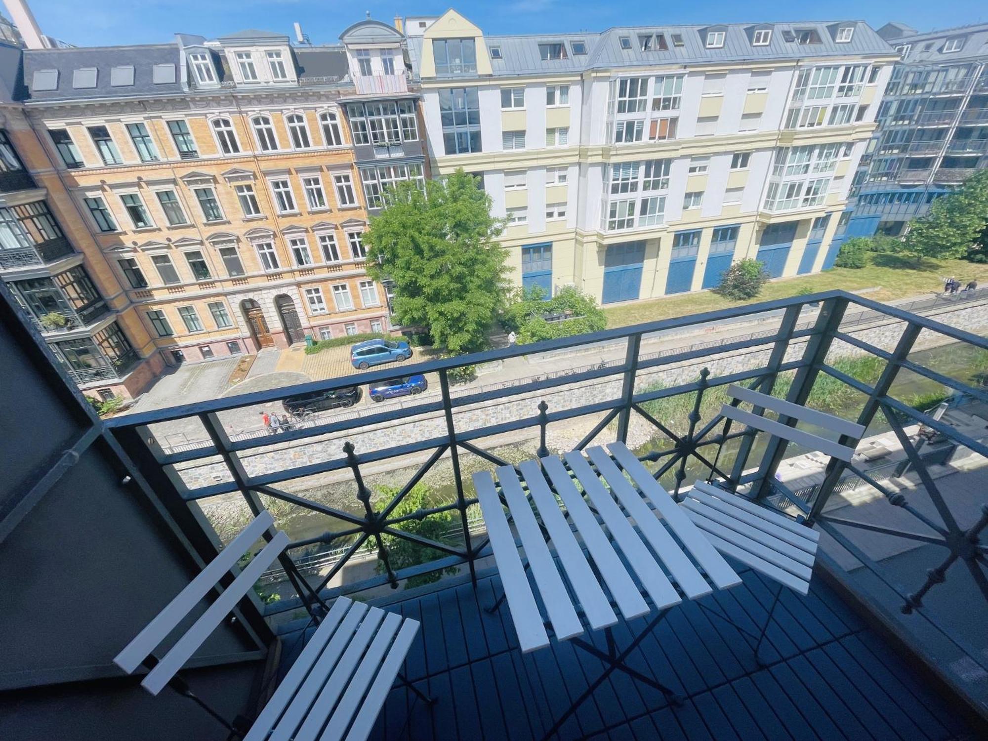 לייפציג Innenstadt Refugium In Ruhiger Wasserlage+Balkon מראה חיצוני תמונה